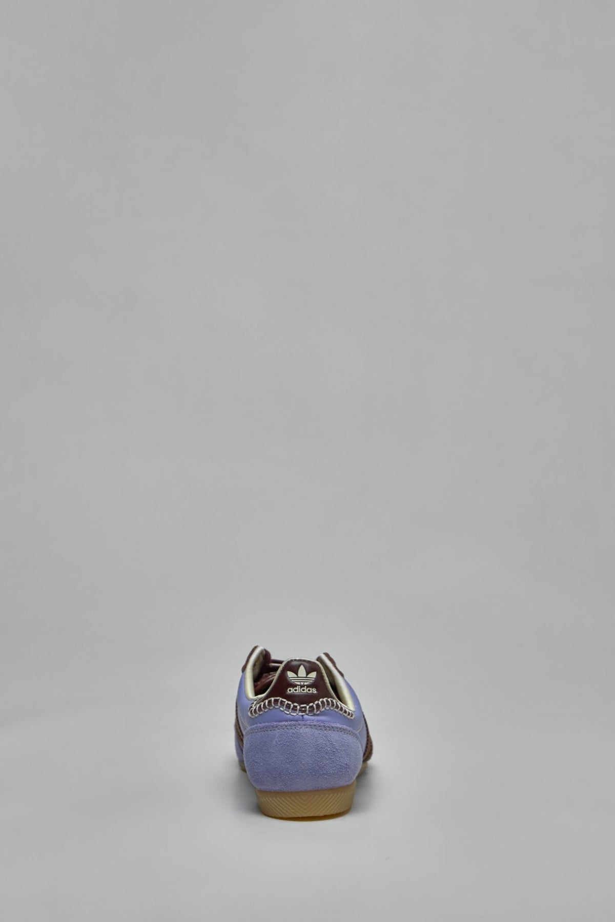 Back view of Adidas Wales Bonner sneakers with gum rubber sole