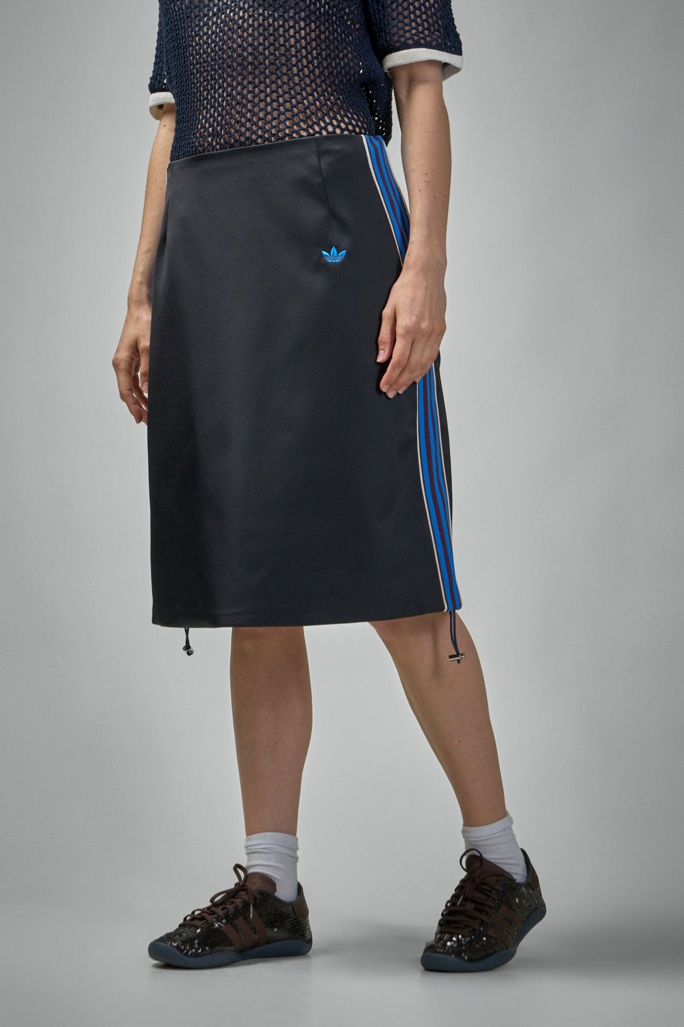BRIEFING 新品　WS STITCHED 3D LOGO SKIRT M Adidas Originals x Wales Bonner Satin Skirt – LABELS