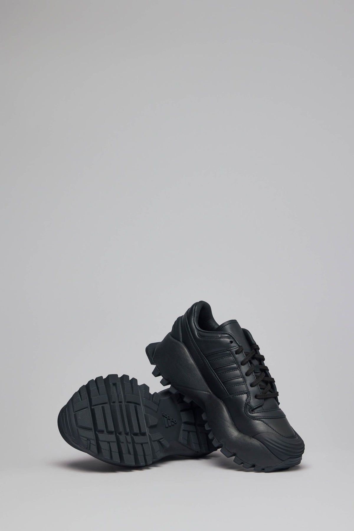Back view of Adidas Originals x Willy Chavarria Chavarria Forum Sneaker showing heel design