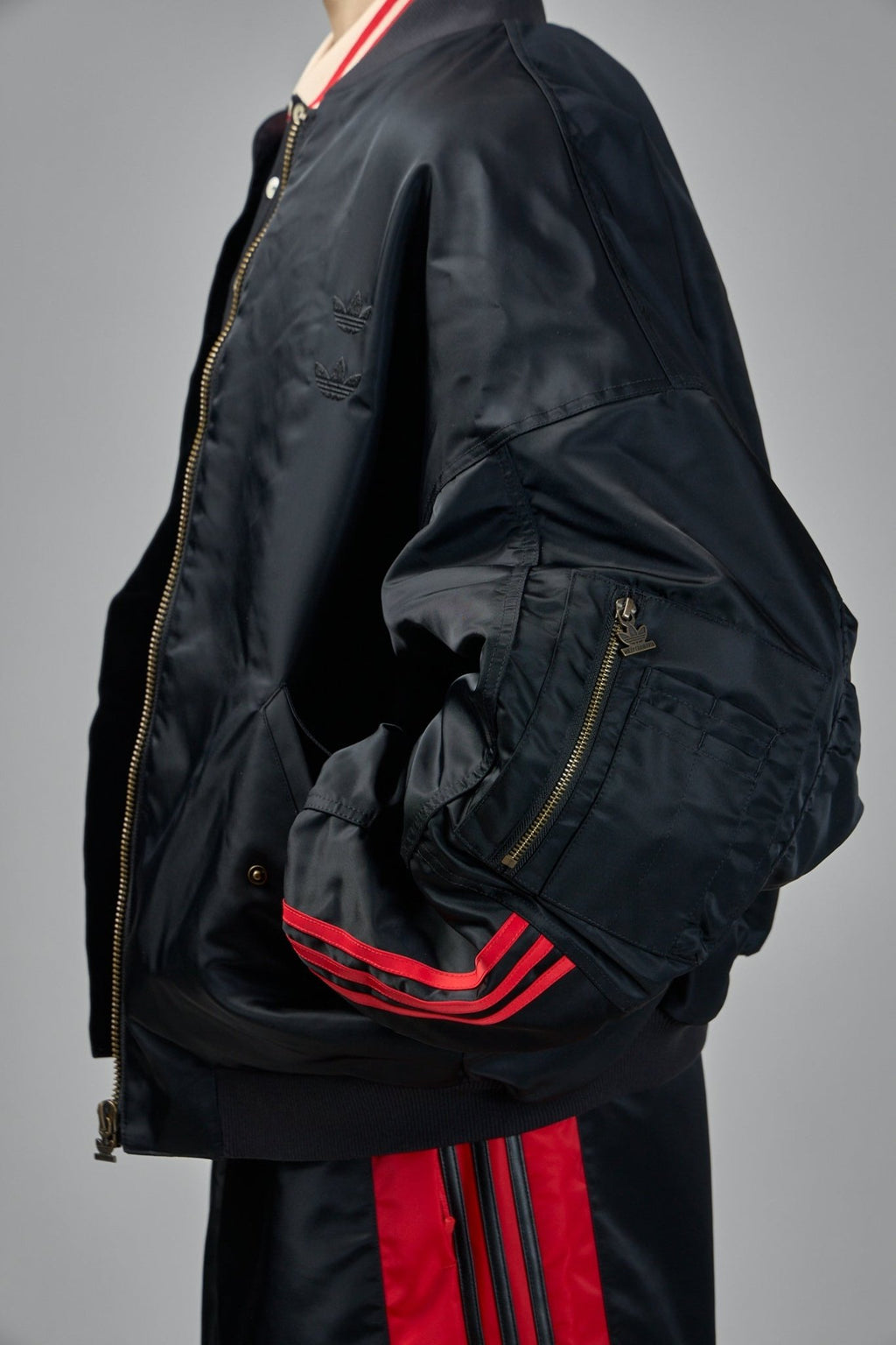 Adidas Originals X Willy Chavarria - Satin Bomber Jacket - LABELS