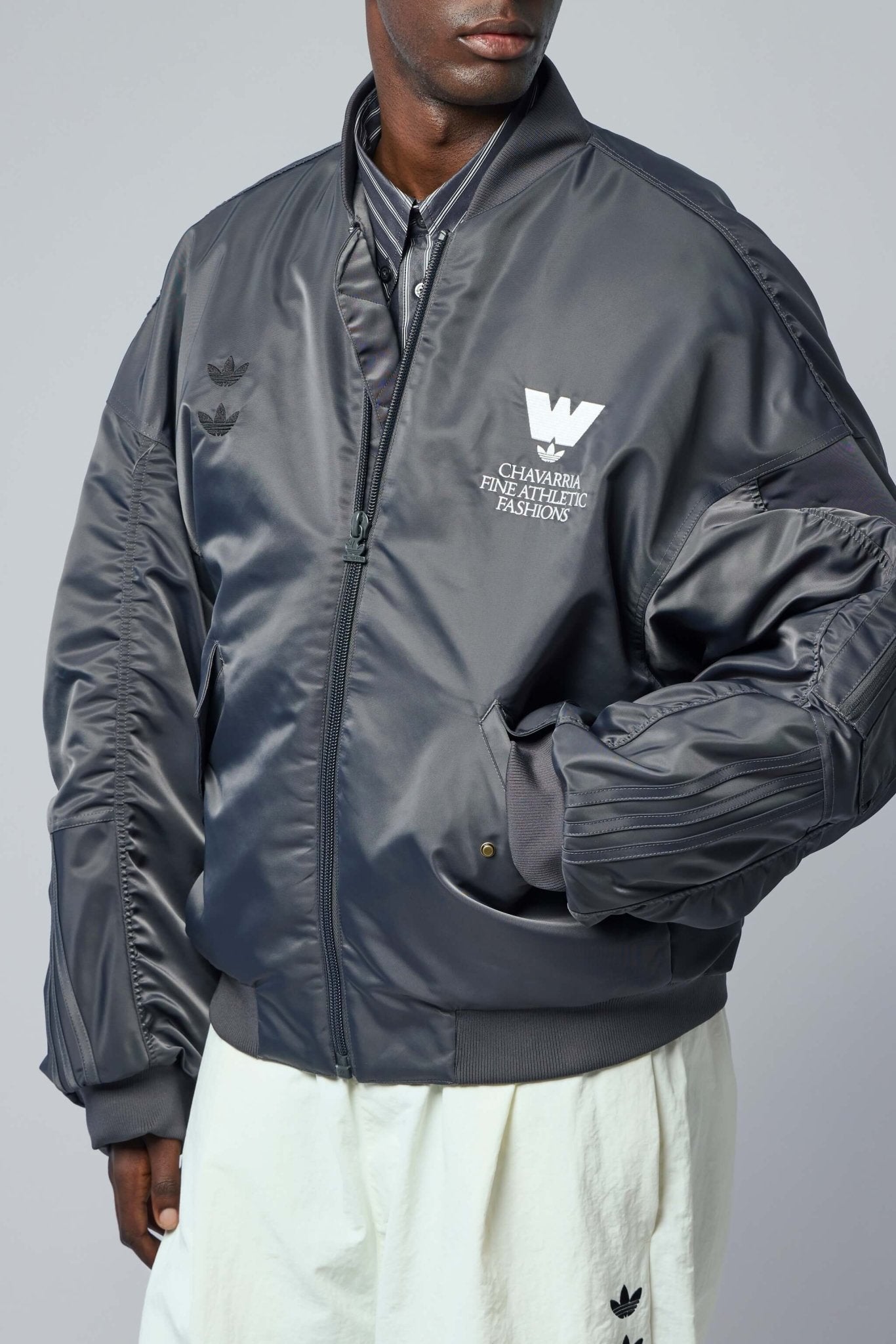 ジャケット・アウター 00s PRO-KEDS MA-1 bomber jacket y2k Adidas Originals X Willy Chavarria Bomber Jackets – LABELS