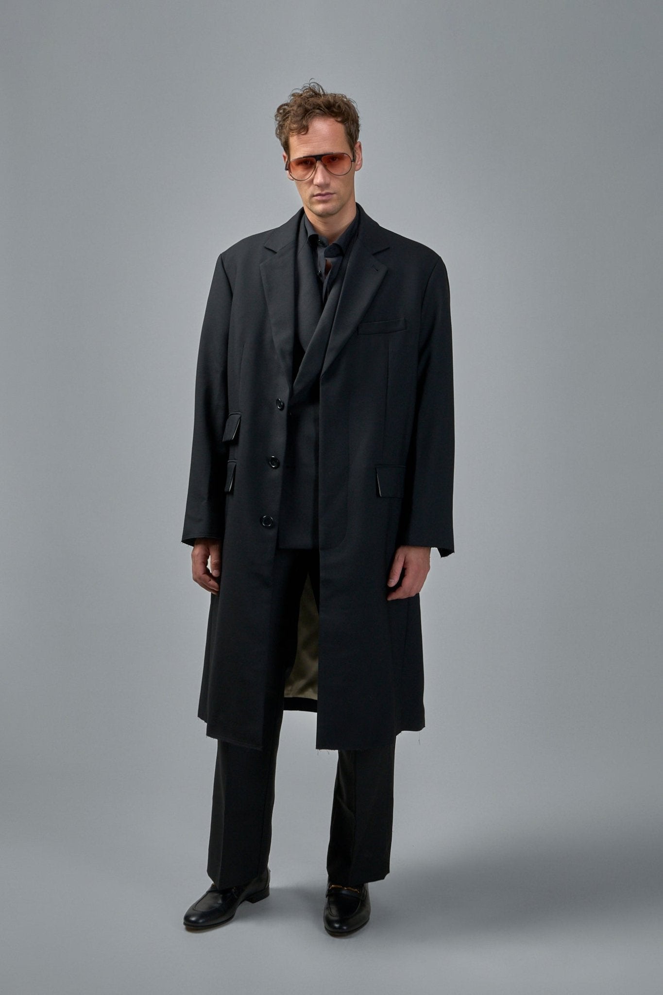 Adnym Coats - Augi Wool Coat in Matte Black – LABELS