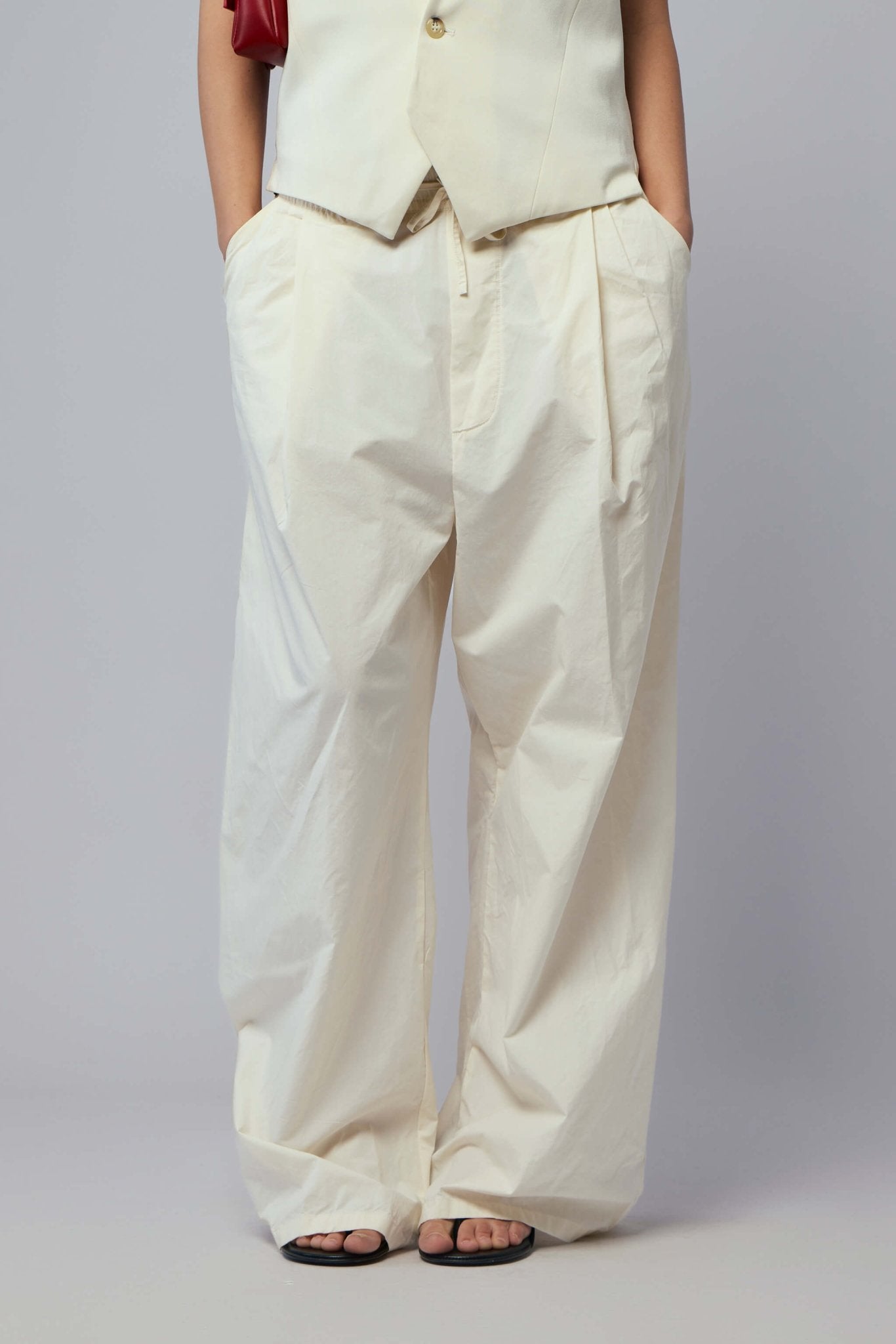 Adnym Wide-Leg Pants - Azul Cotton Trouser – LABELS