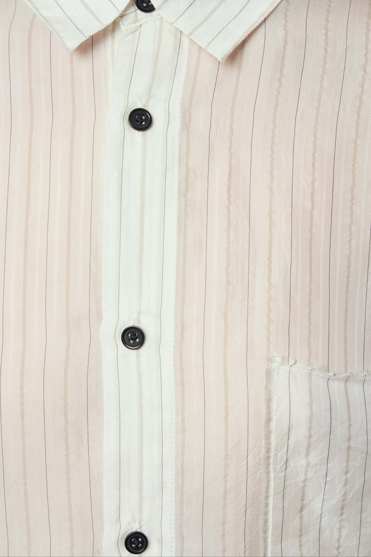 Back view of Adnym cupro shirt showing Portuguese craftsmanship details