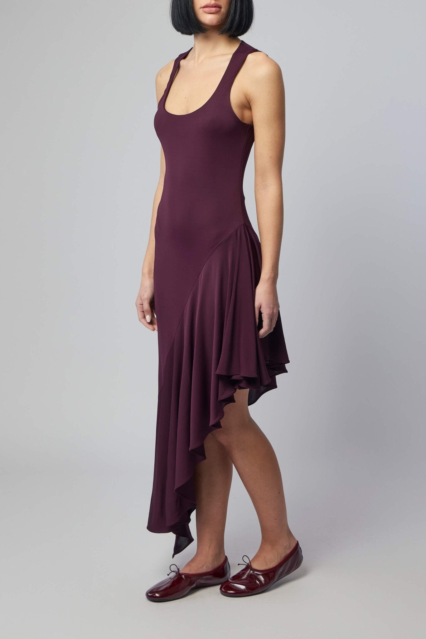 Alaïa - Asym Dress Fluid Jersey - LABELS