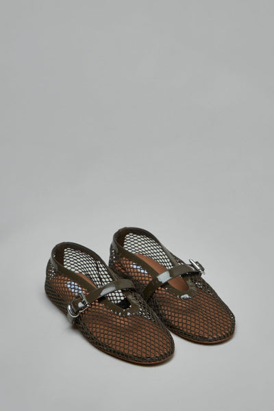 Ballet Flats in Fishnet