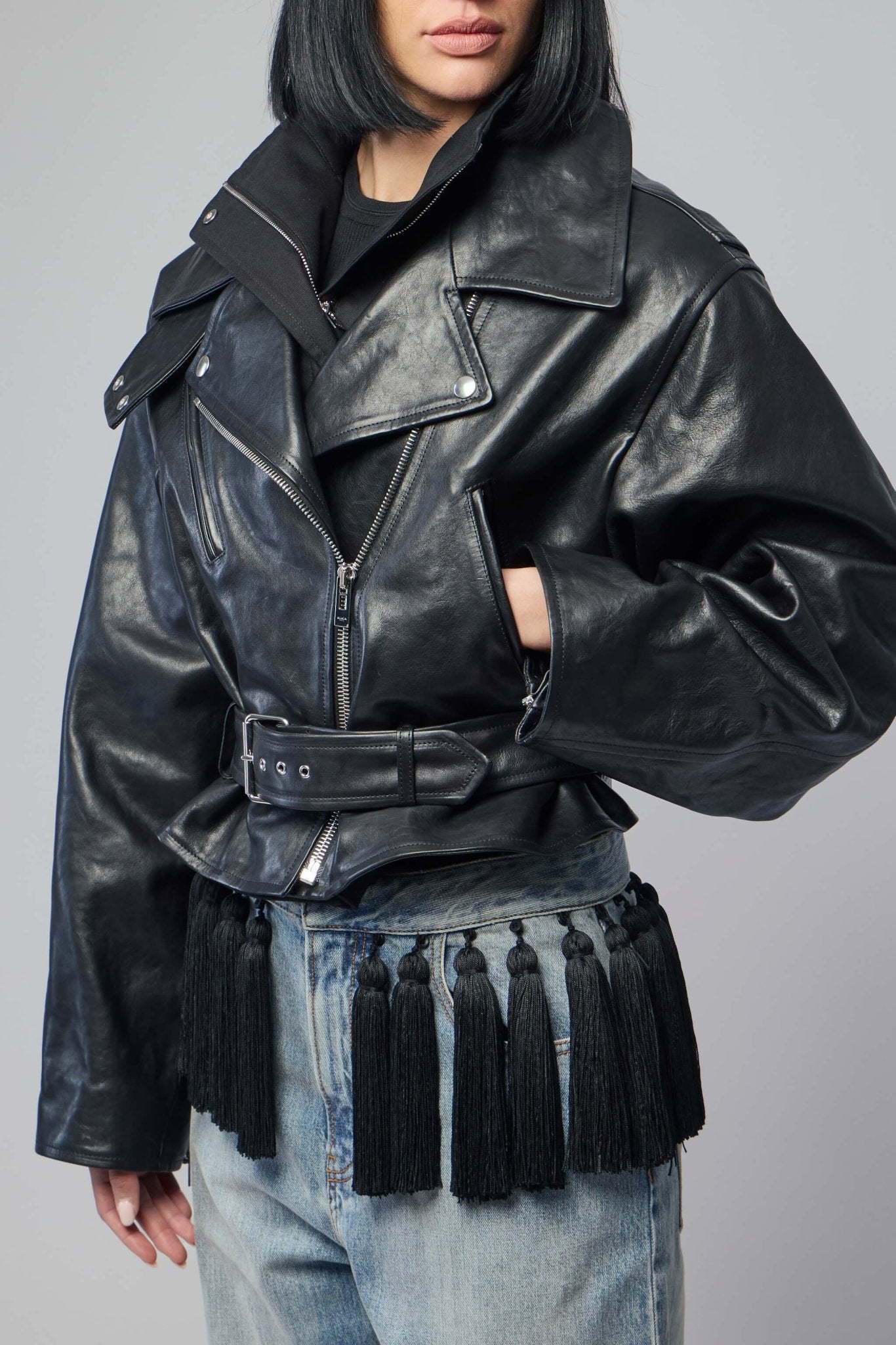 ジャケット・アウター flareup Asymmetrical Biker Jacket MUSINSA公式 | FLAREUP Asymmetrical Biker Jacket (FL-047_Black)