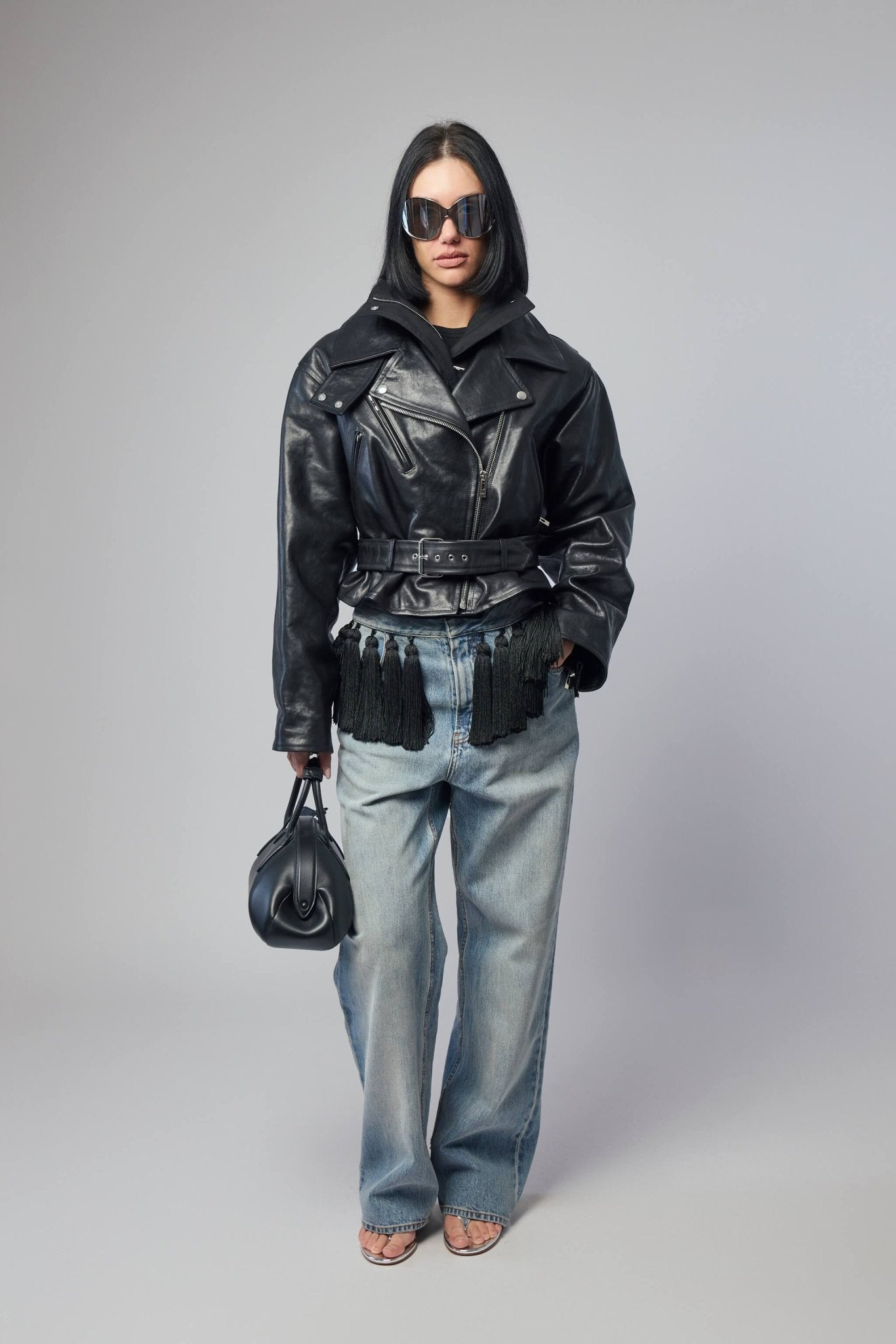Alaïa Leather Jackets - Asymmetrical Biker Style – LABELS