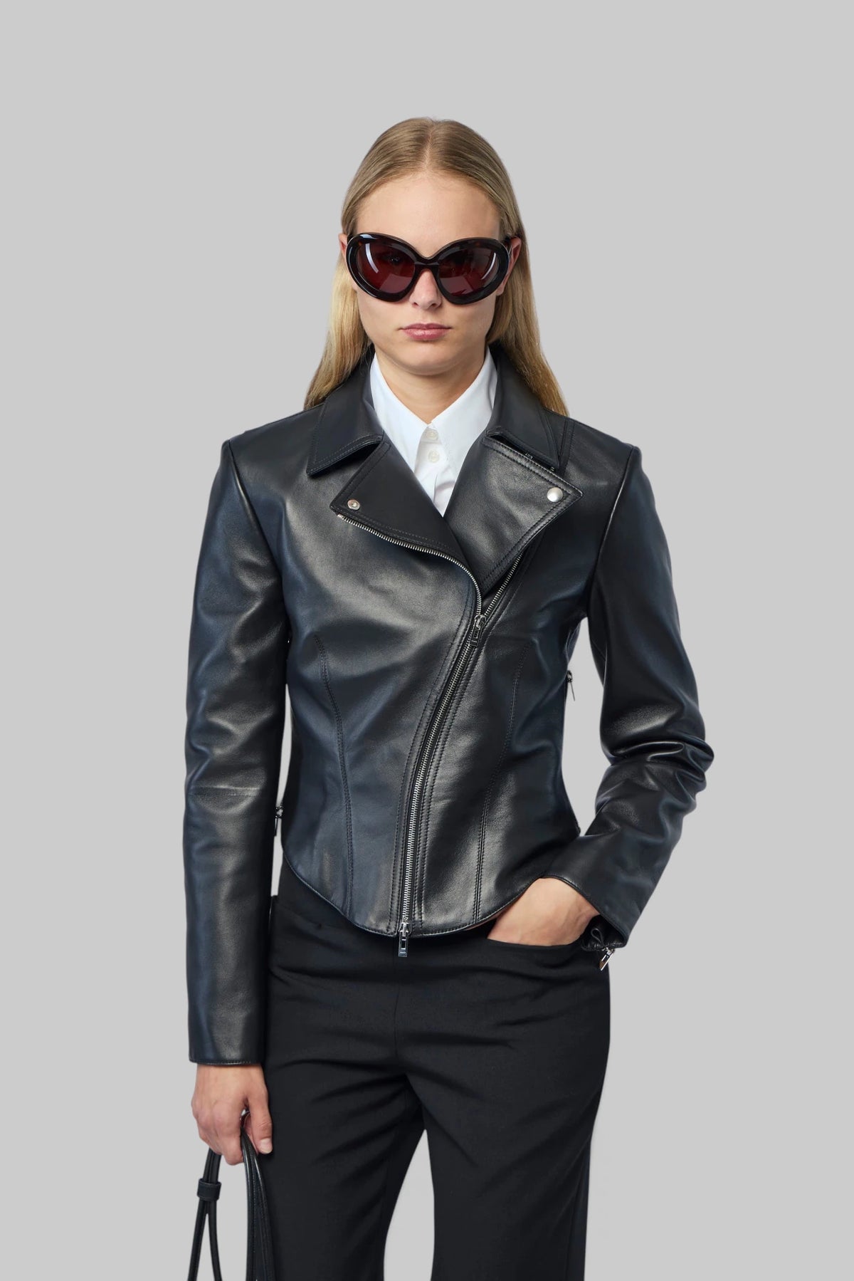 Alaïa - Biker Jacket Soft Lambskin - LABELS