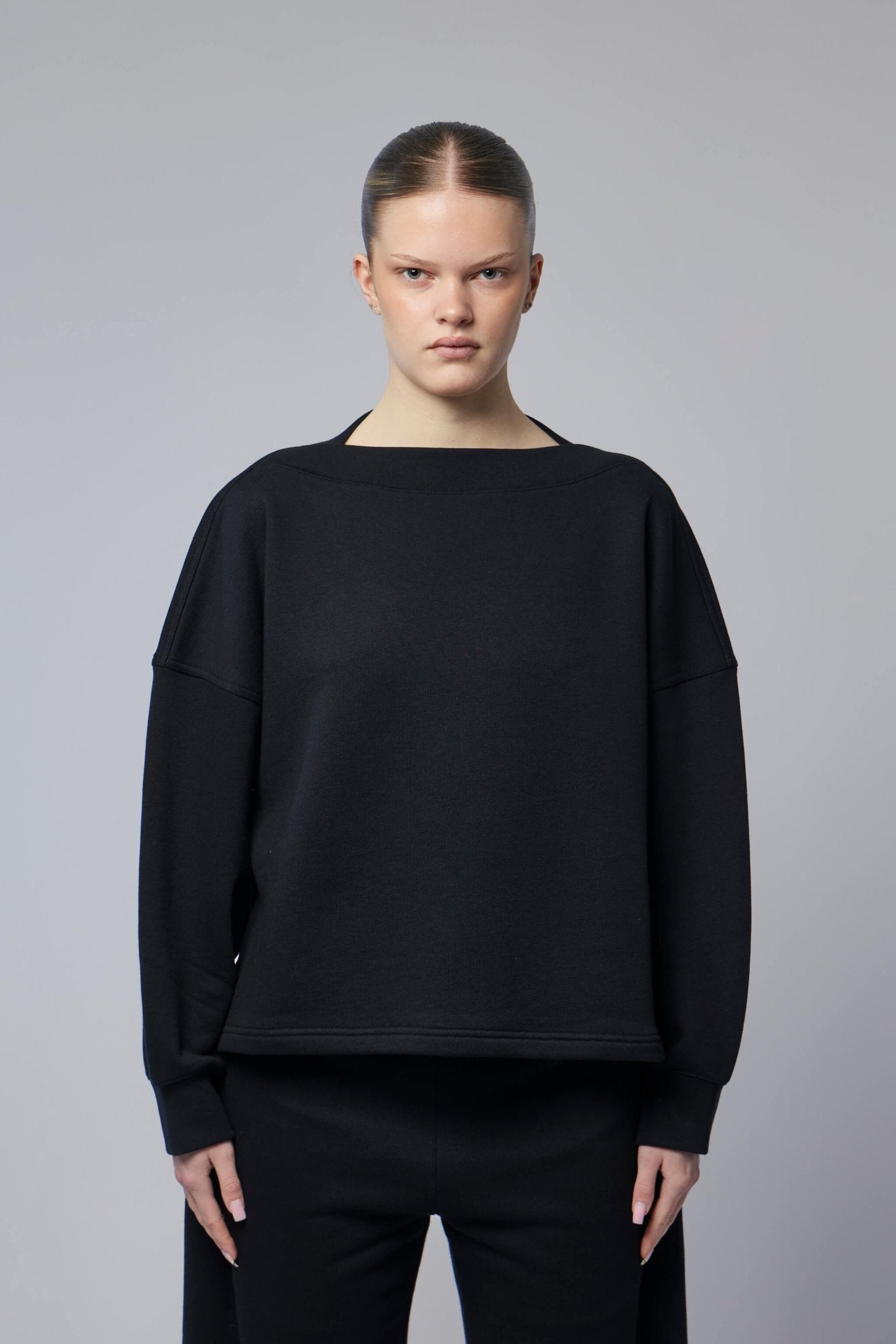 ALAIA スウェット アライア 36サイズ　アライア Alaïa Sweatshirts - Boatneck Cotton Sweat – LABELS
