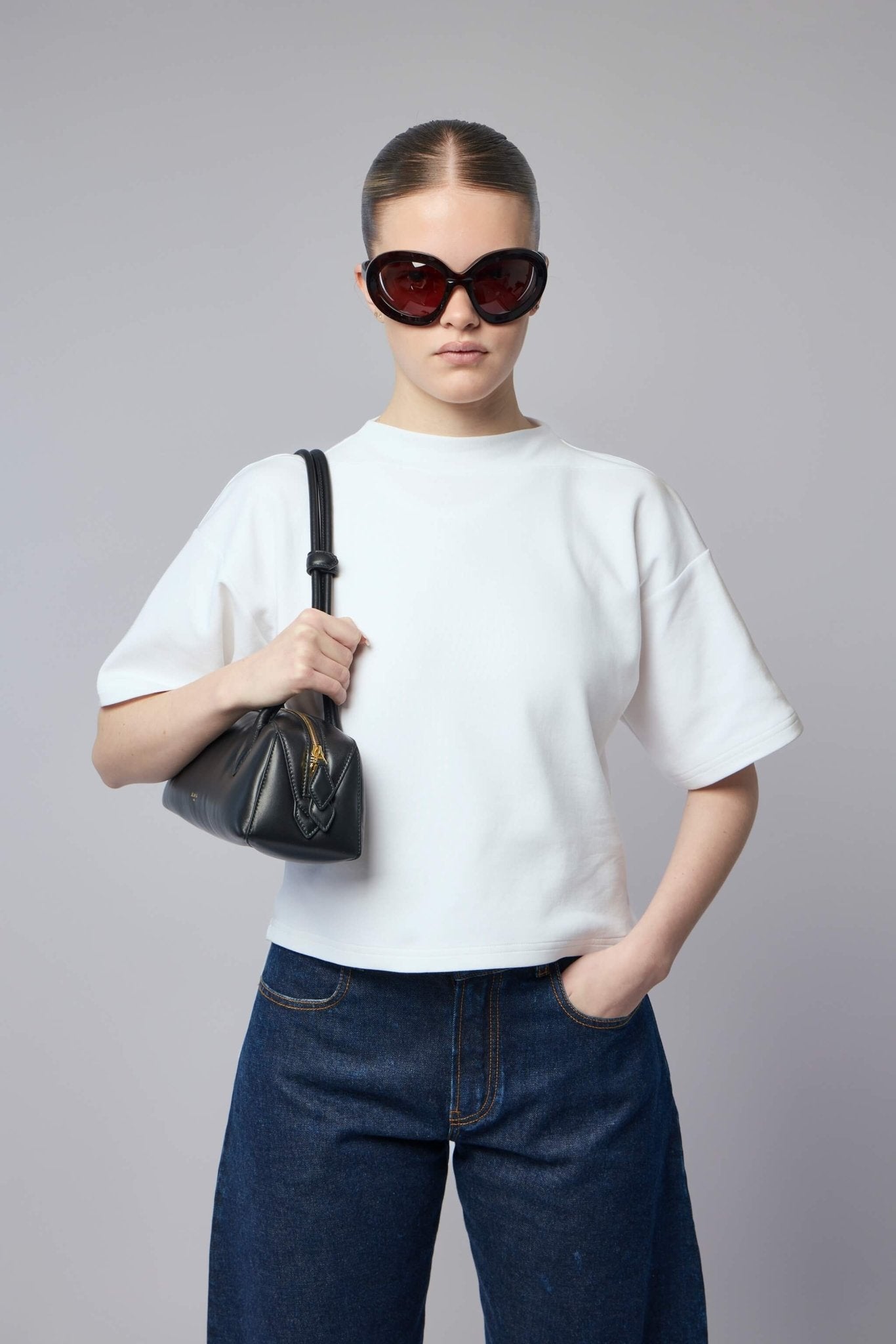 Alaïa T-Shirts - Boxy Cotton Blend Tee – LABELS