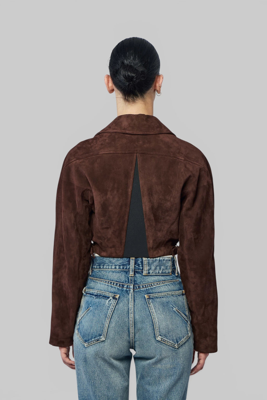 Alaïa - Cropped Biker Velvet Goat Skin - LABELS