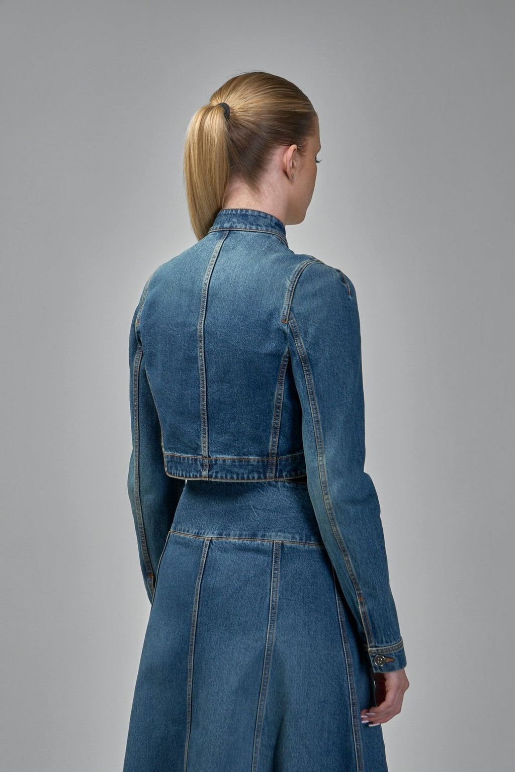 Alaïa - Cropped Jacket Denim - LABELS
