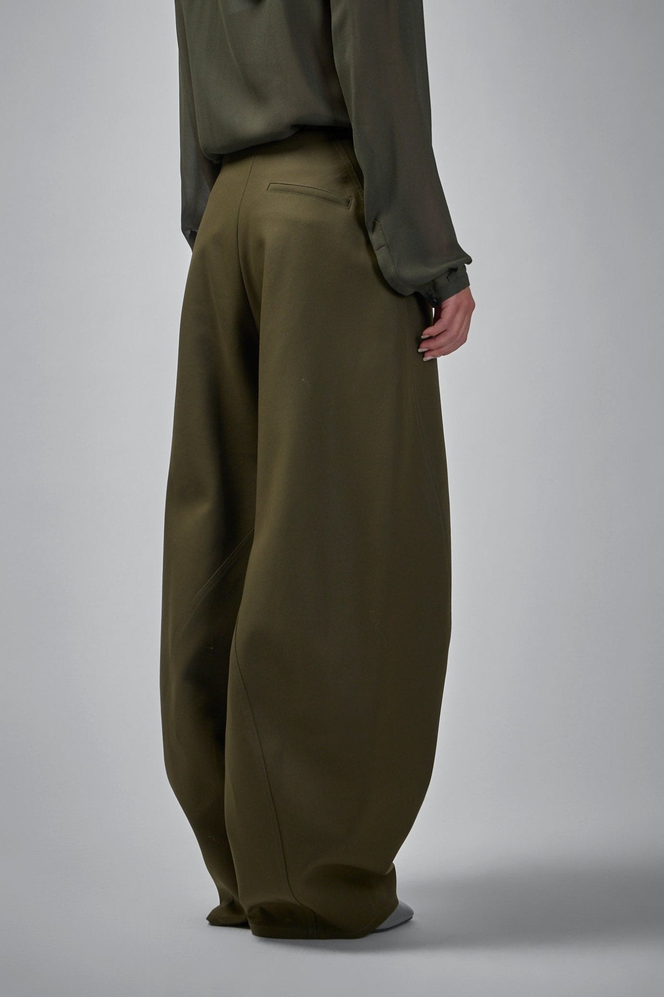 Alaïa - Double Cotton Round Pants - LABELS