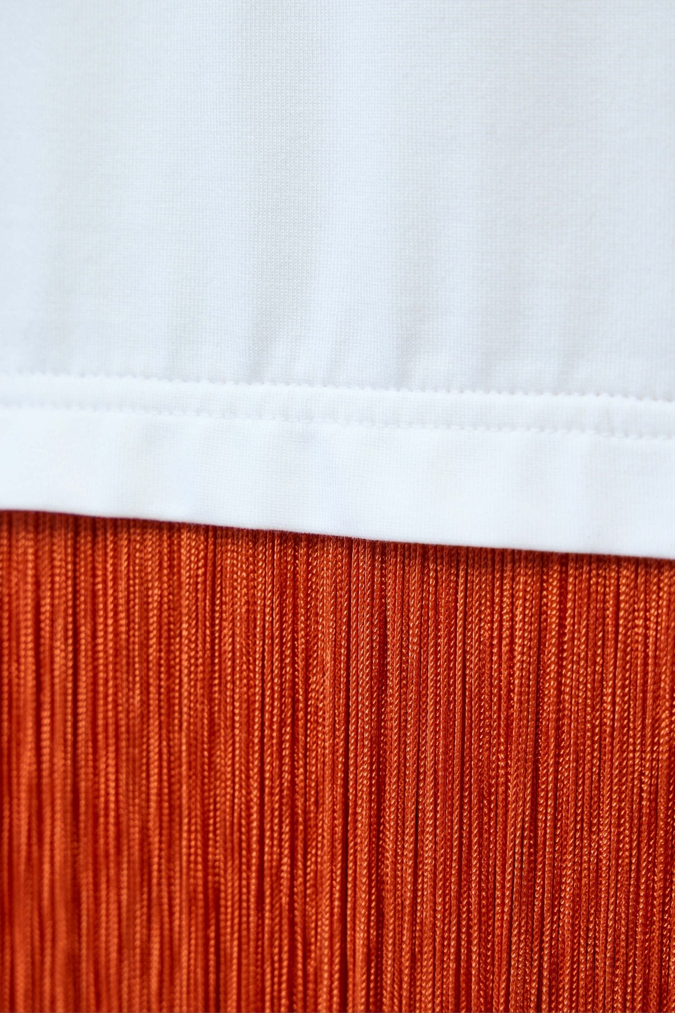 Alaïa - Fringed T-shirt Jersey - LABELS