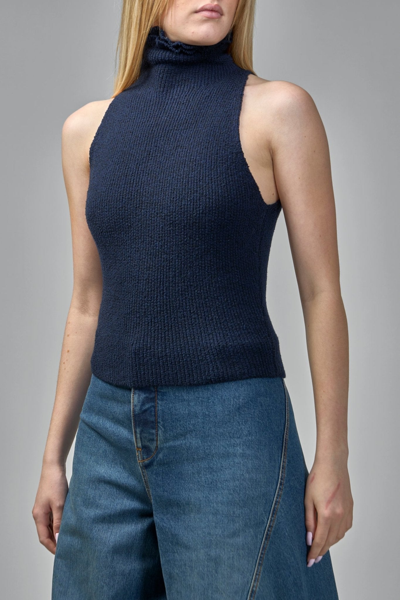 Alaïa - Halter Top Tweed Knit - LABELS