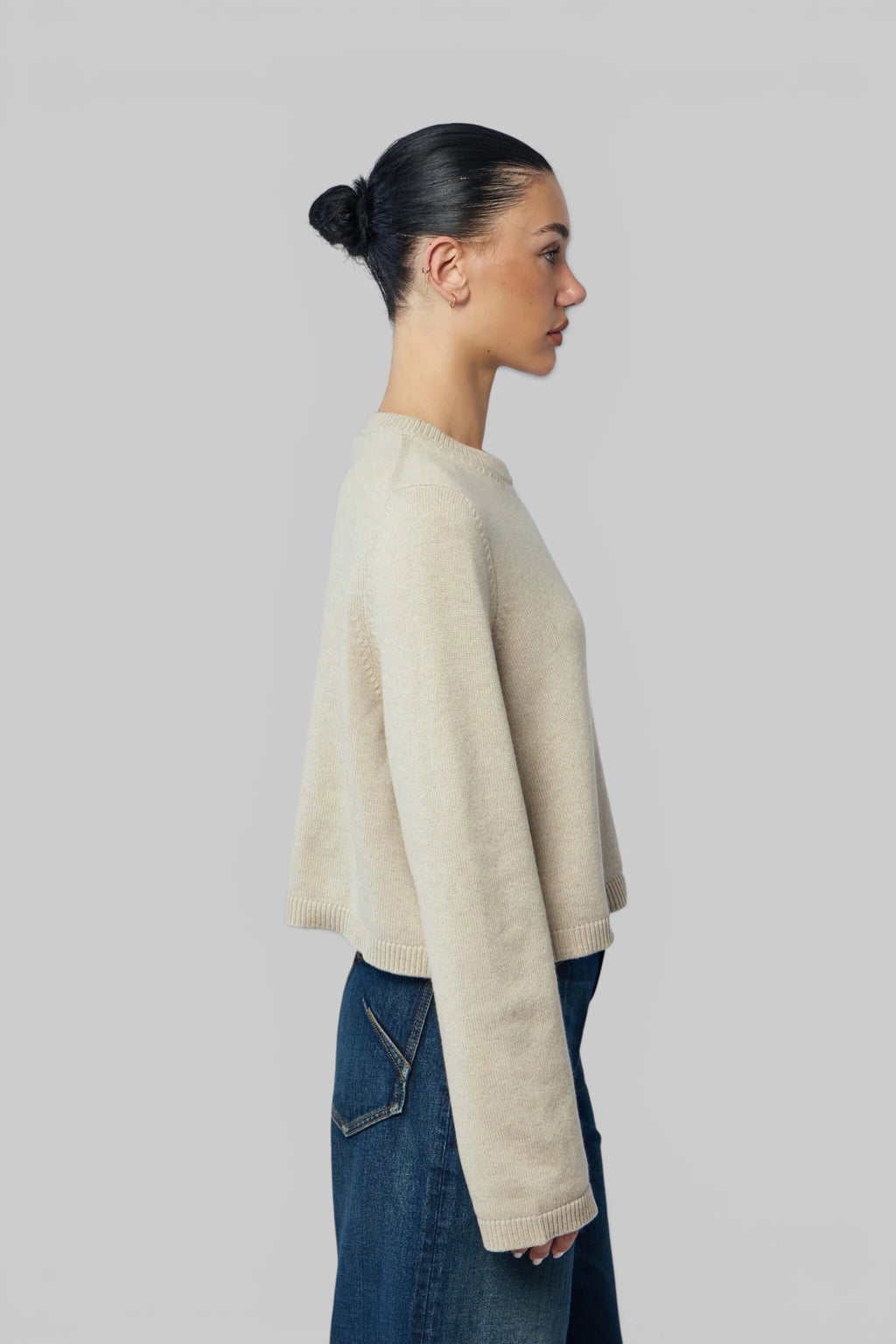 Alaïa - Highneck Jumper Light Cashmere - LABELS