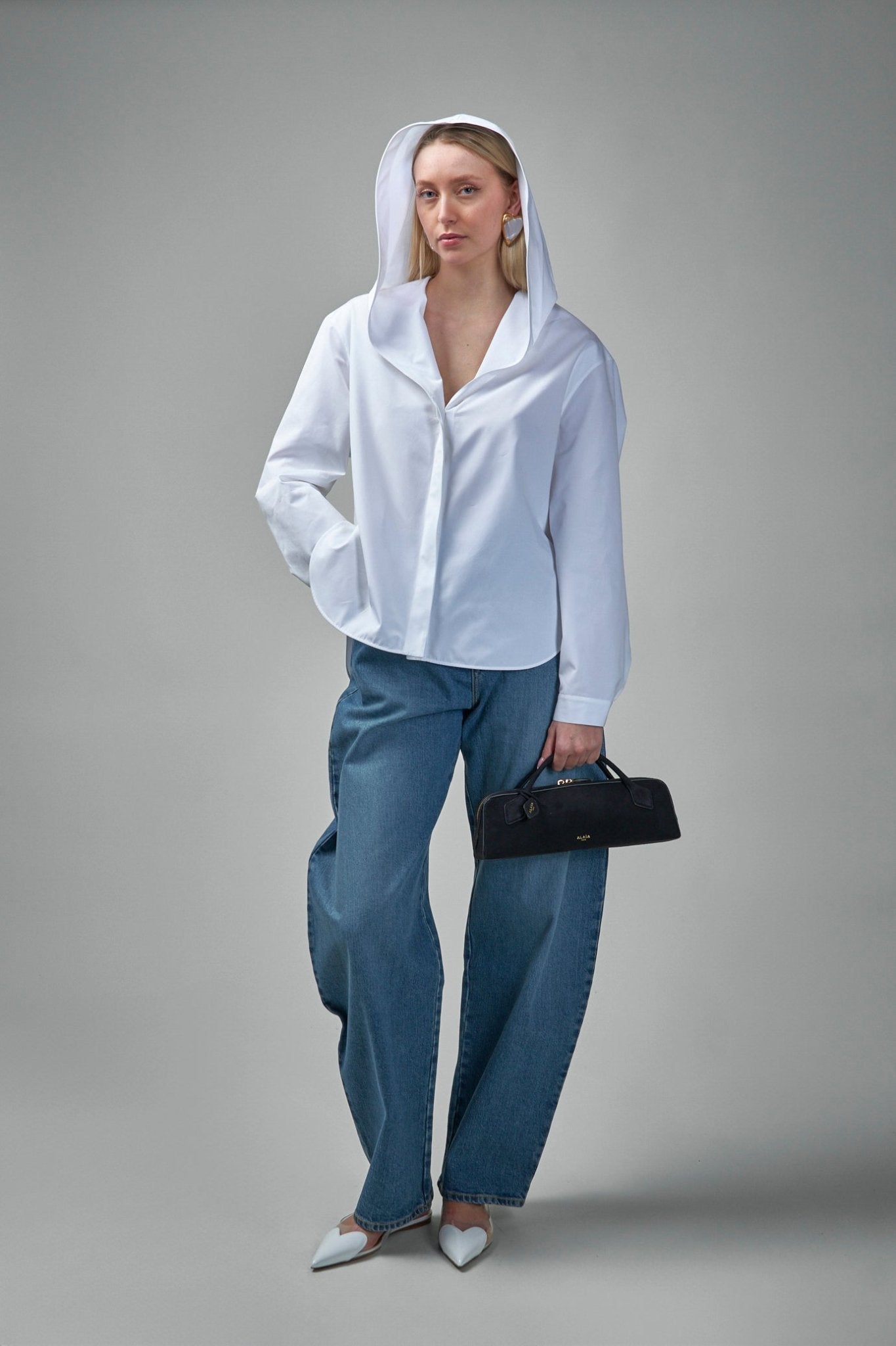 Alaïa - Hooded Shirt - LABELS