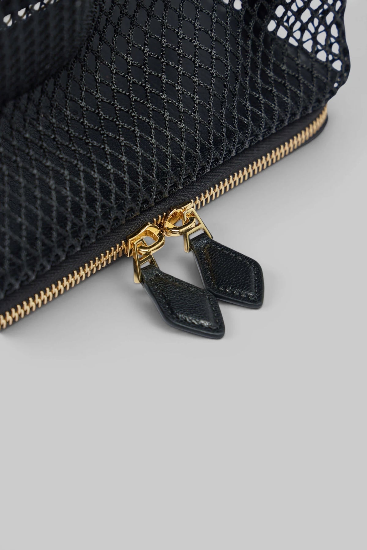 Alaïa Le Pochon pouch bag close-up hardware