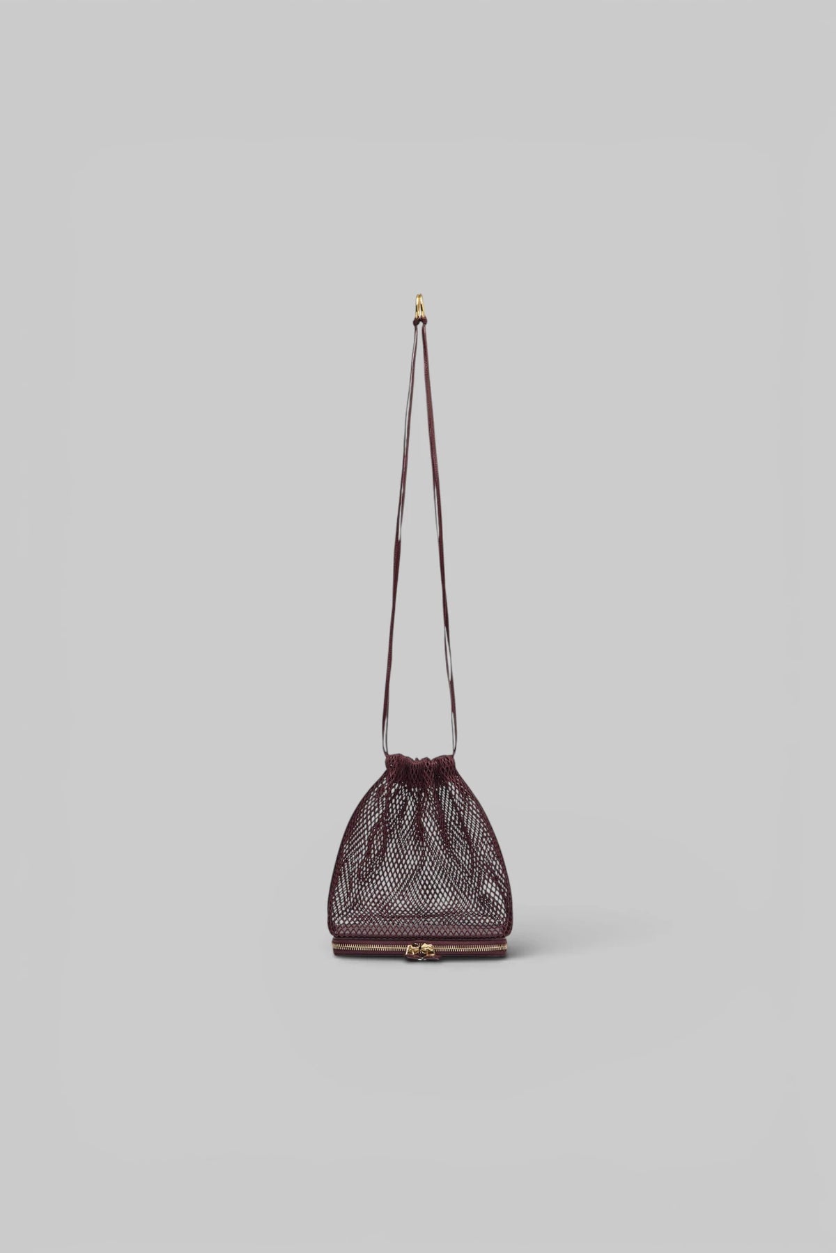 Alaïa Le Pochon clutch in goat leather, front view
