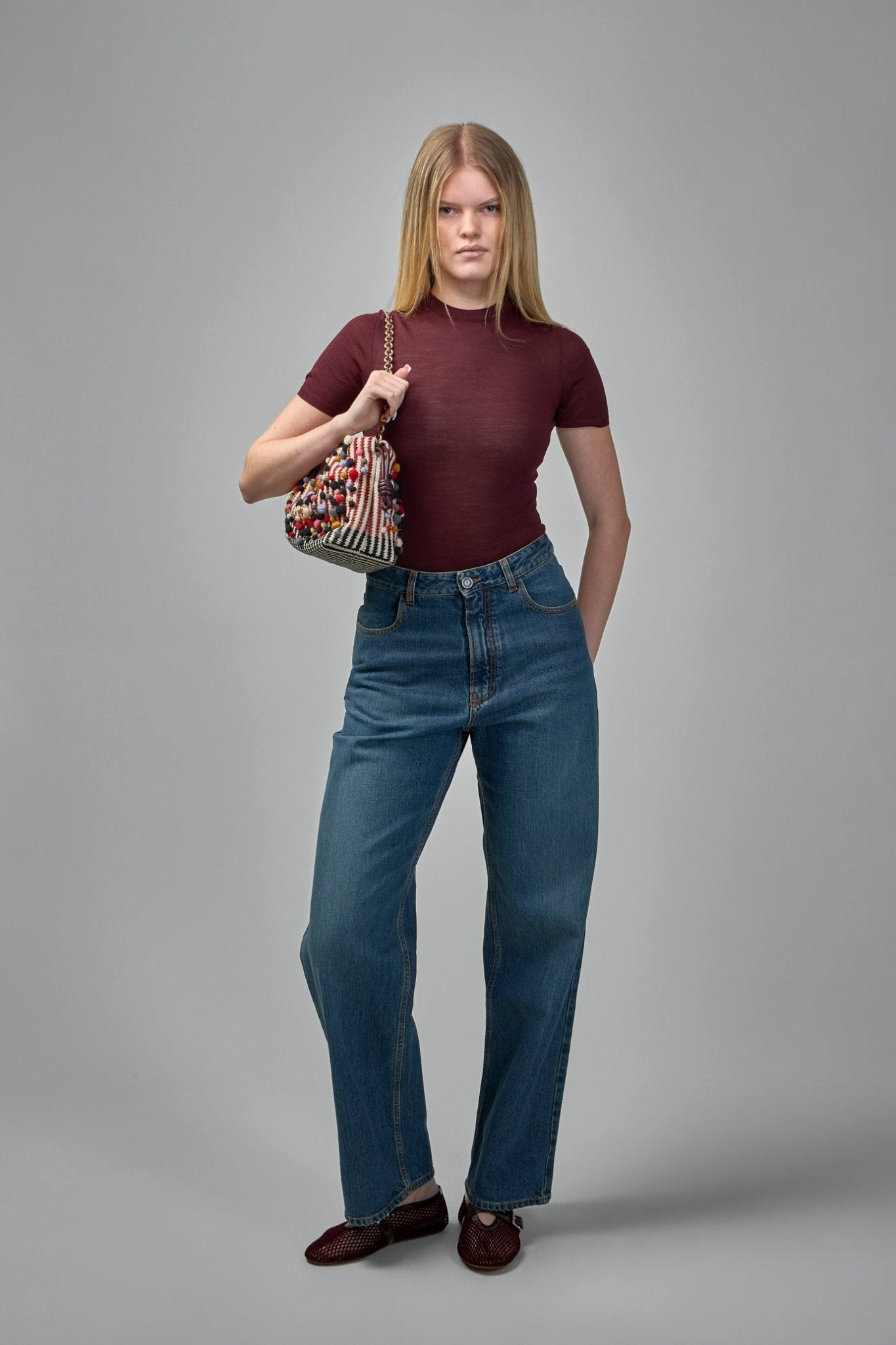 Alaïa - Low Waist Denim Pants - LABELS