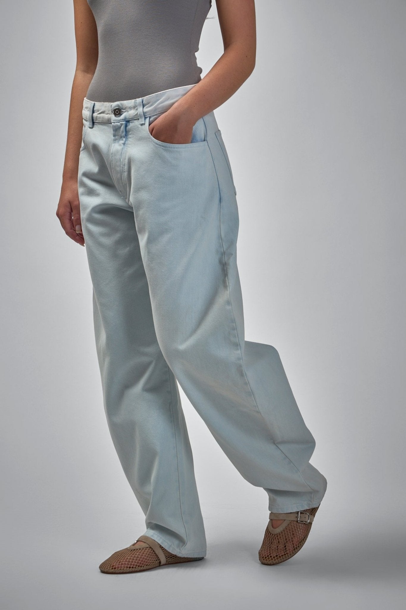 Alaïa - Low Waist Round Jeans - LABELS