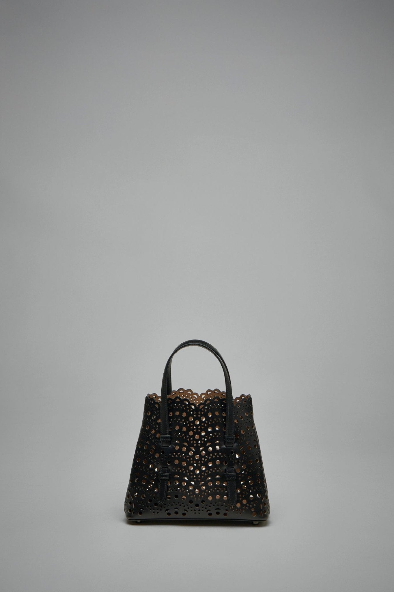 Alaïa Top Handle Bags - Mina Laser-Cut Leather – LABELS