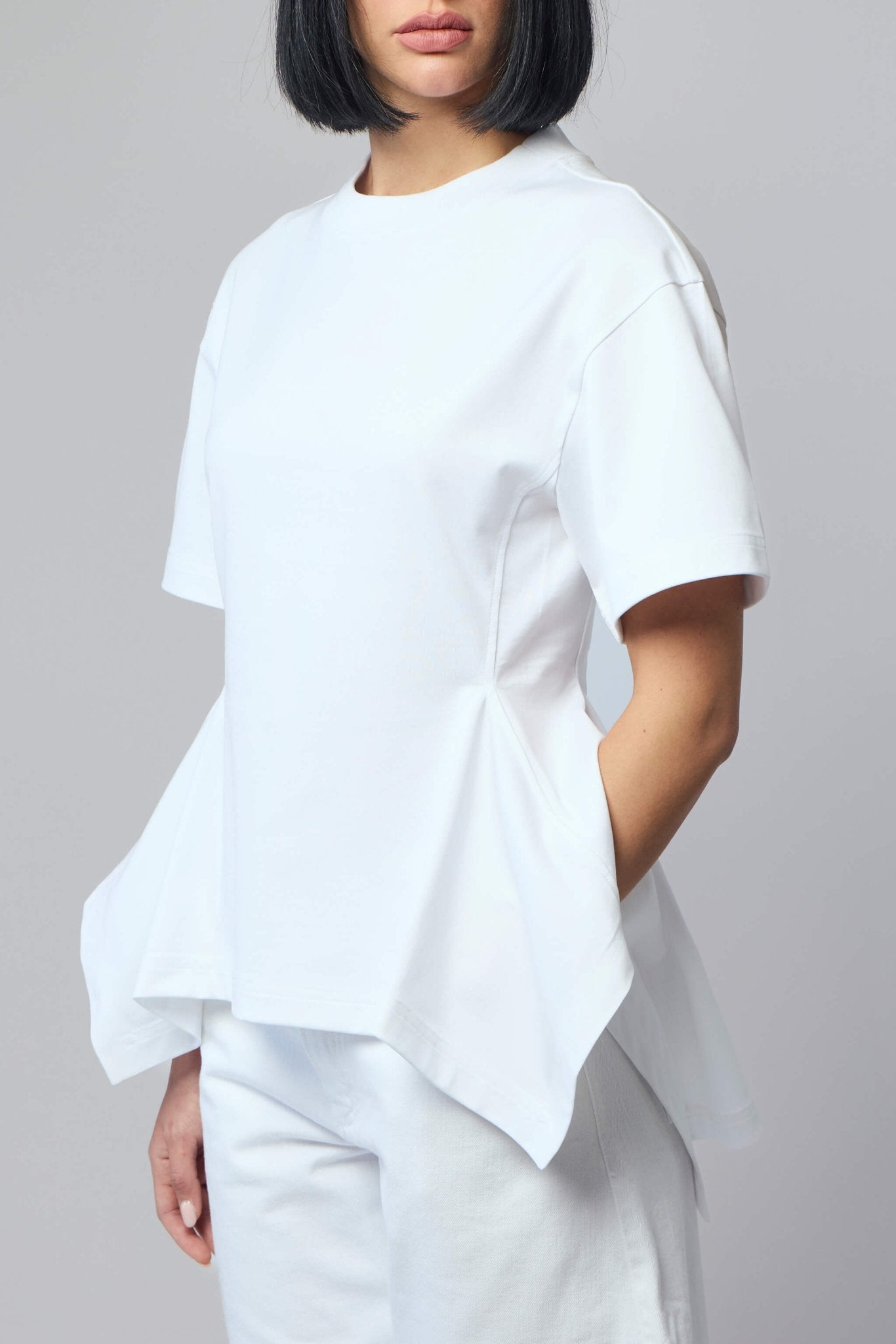 Alaïa - Paneled T-shirt Jersey - LABELS