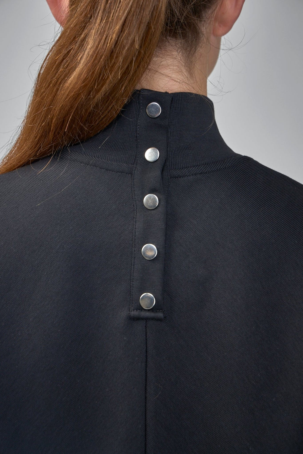 Alaïa - Ribbed Cotton High Neck T-Shirt - LABELS