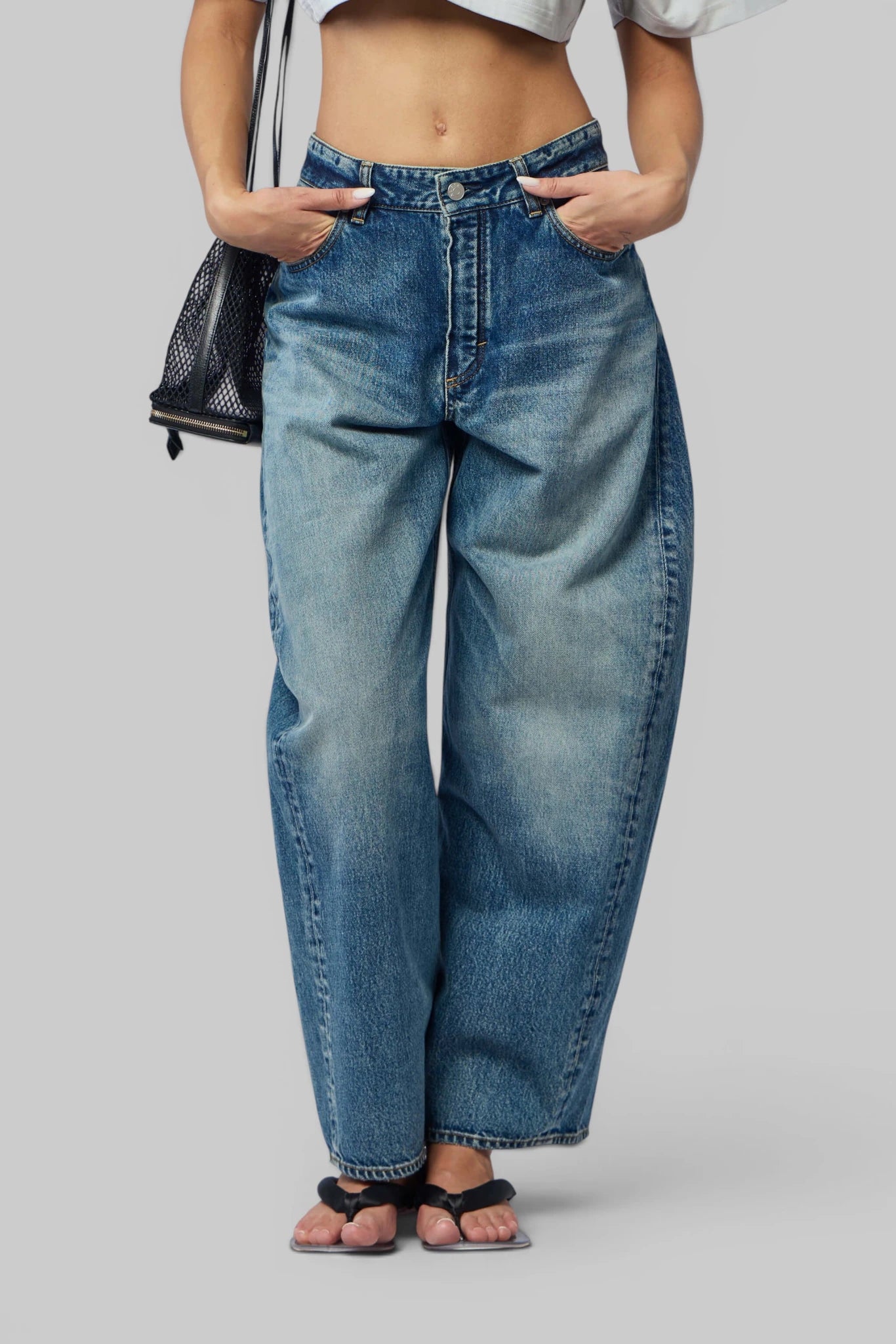 Alaïa - Rodeo Pants Vintage Blue Denim - LABELS