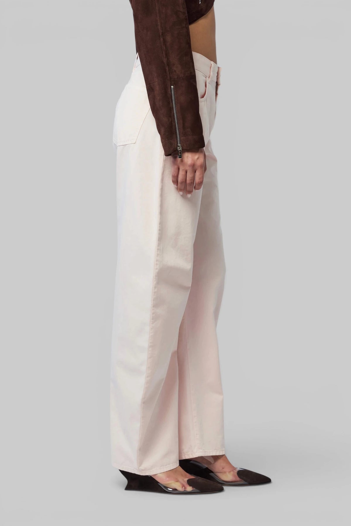 Alaïa Wide-Leg Pants styled with fitted top