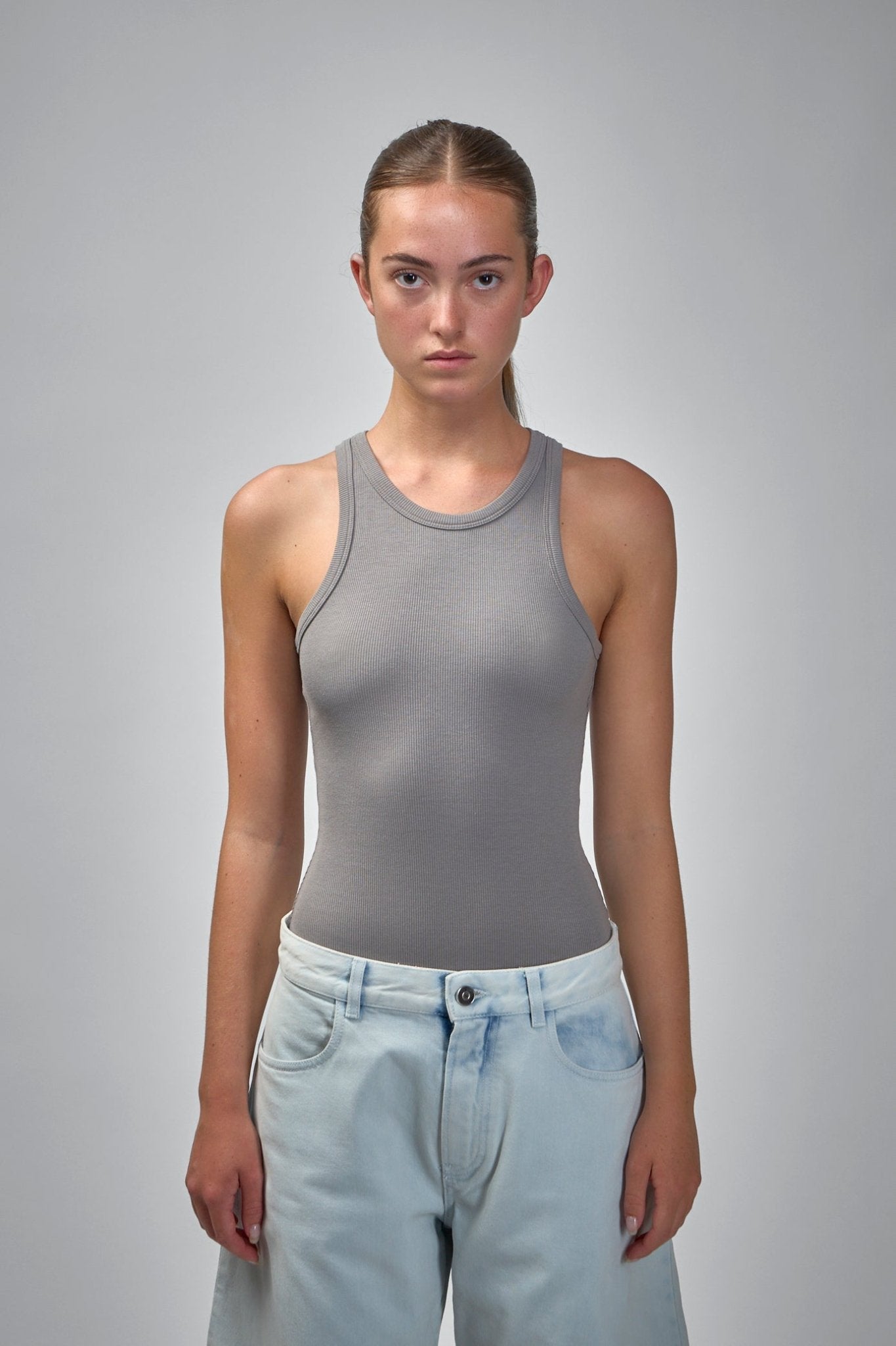 Alaïa - Sculpting Rib Jersey Bodysuit - LABELS