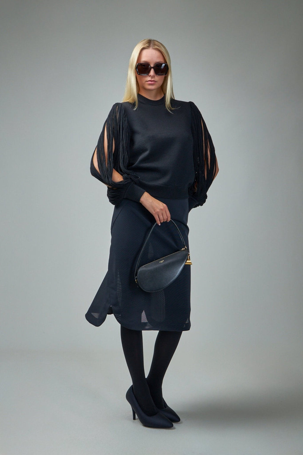 Alaïa - Tassel Crewneck Fringes Knit - LABELS