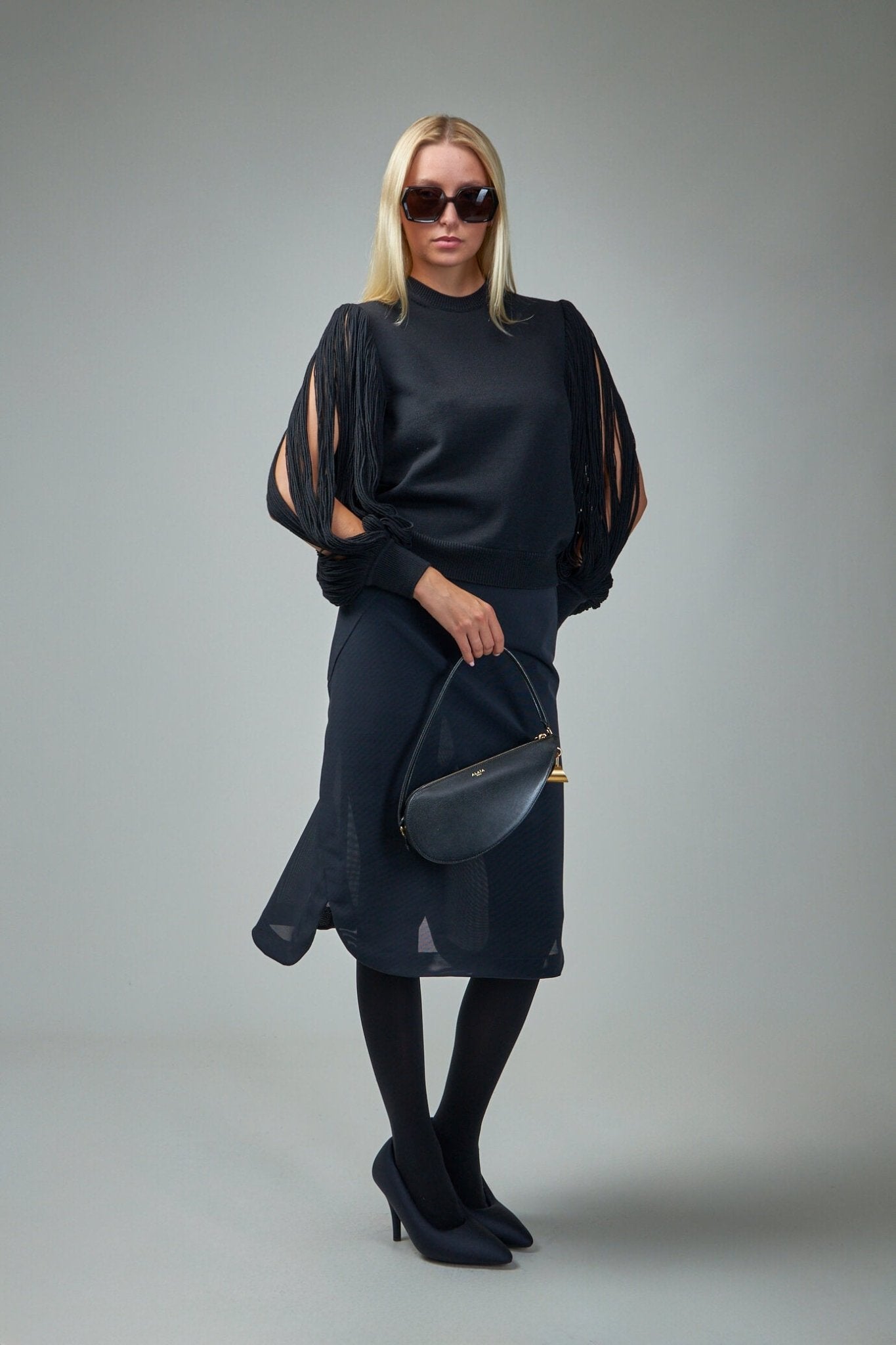 Alaïa - Tassel Crewneck Fringes Knit - LABELS