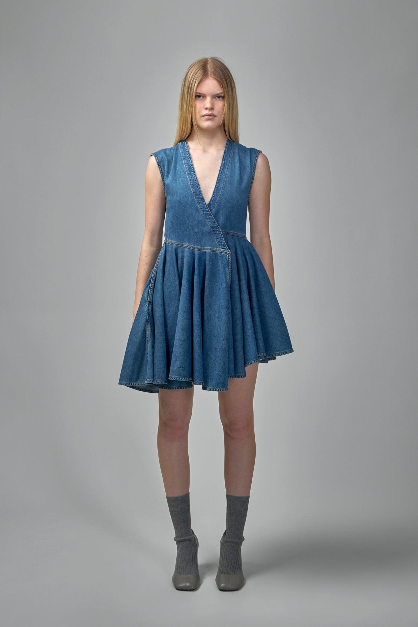 wrap dress cotton Alaïa Wrap Dress