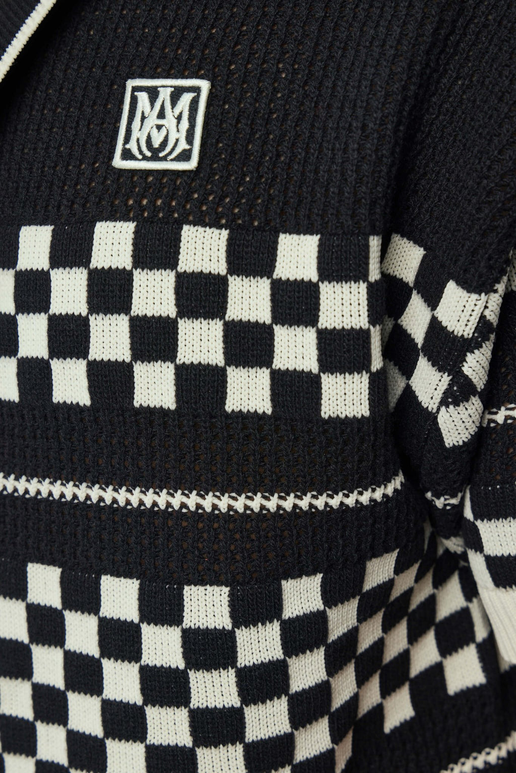 Amiri - Checkered Mesh Shirt - LABELS