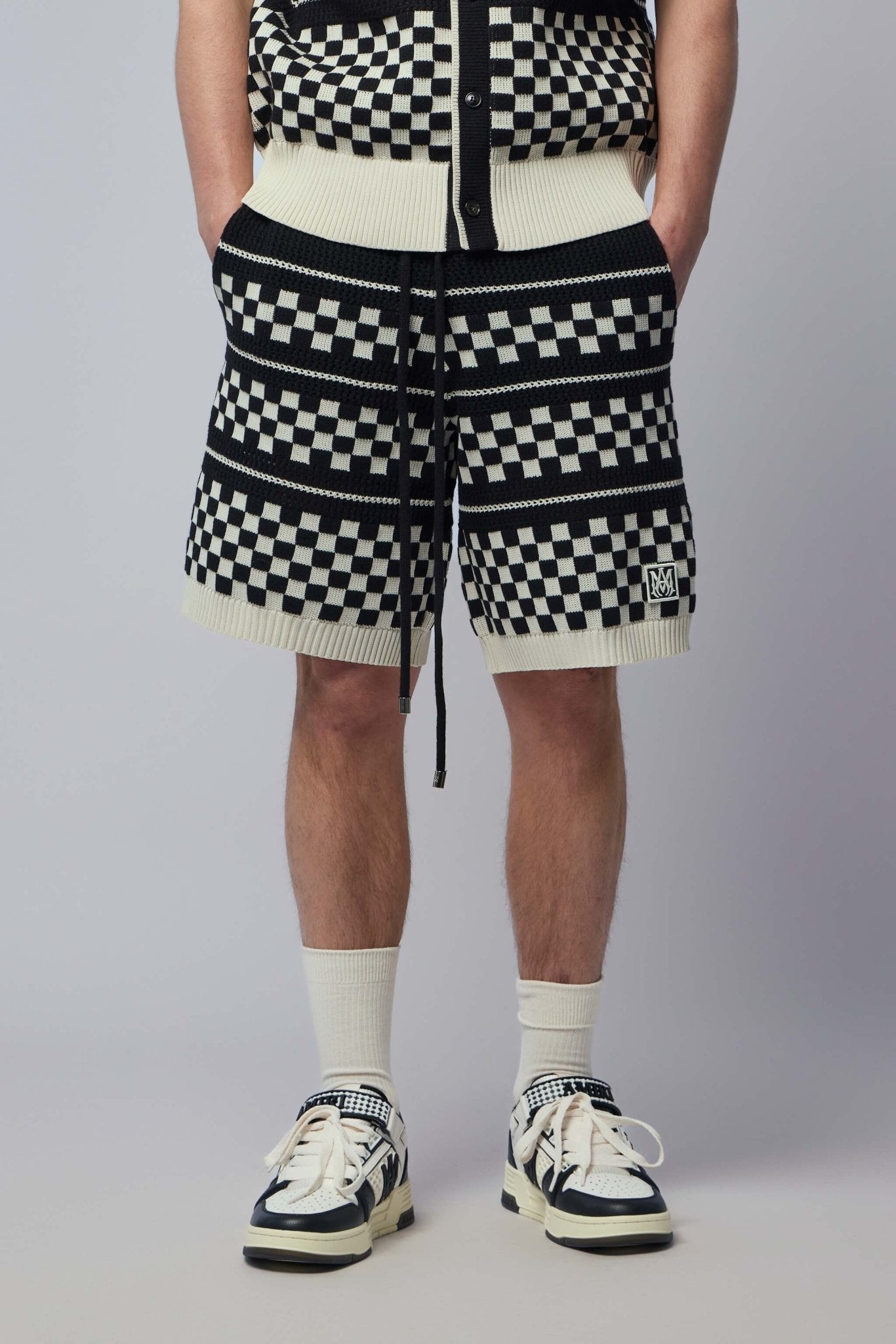 Mesh Label Checkered Mesh Short - LABELS
