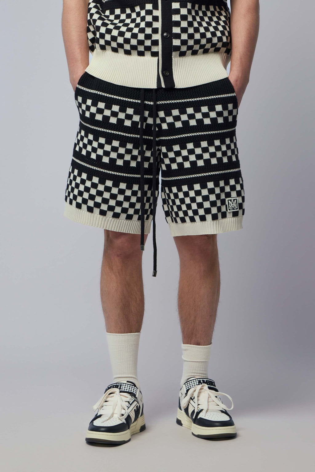 Amiri - Checkered Mesh Short - LABELS