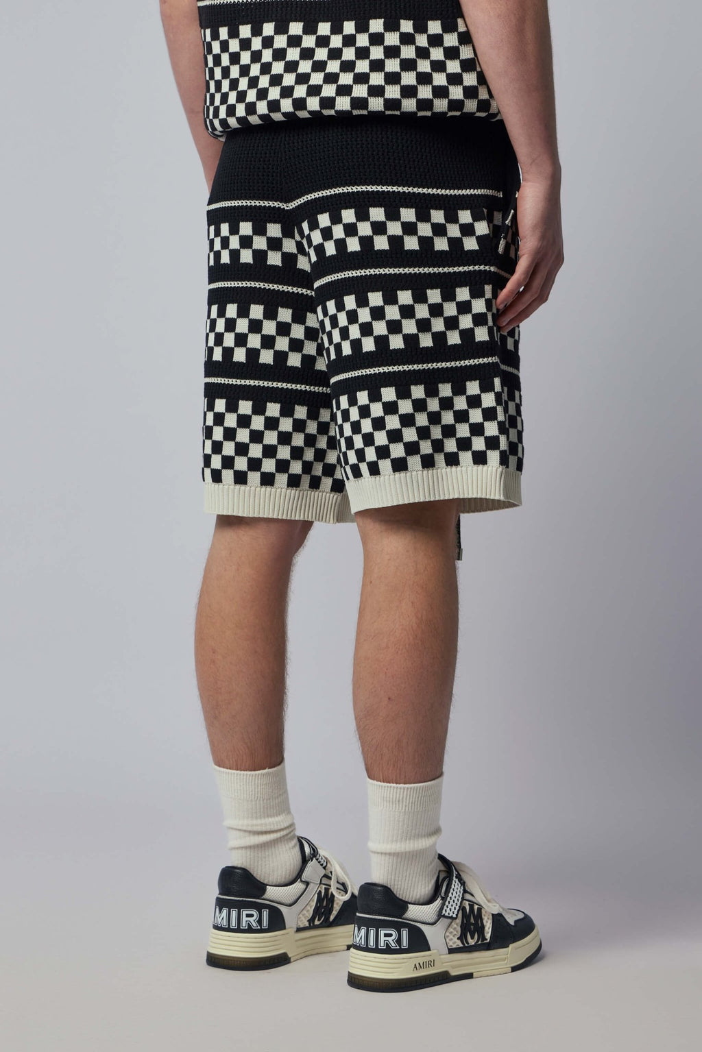 Amiri - Checkered Mesh Short - LABELS