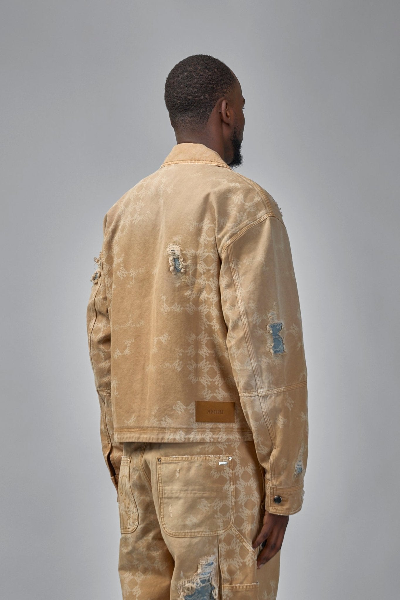 Amiri - Denim Repair Logo - Monogram Jacket - LABELS