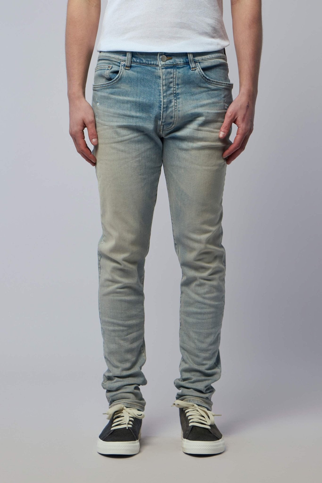 Amiri Skinny Jeans - Stack Denim with Distressed Details – LABELS