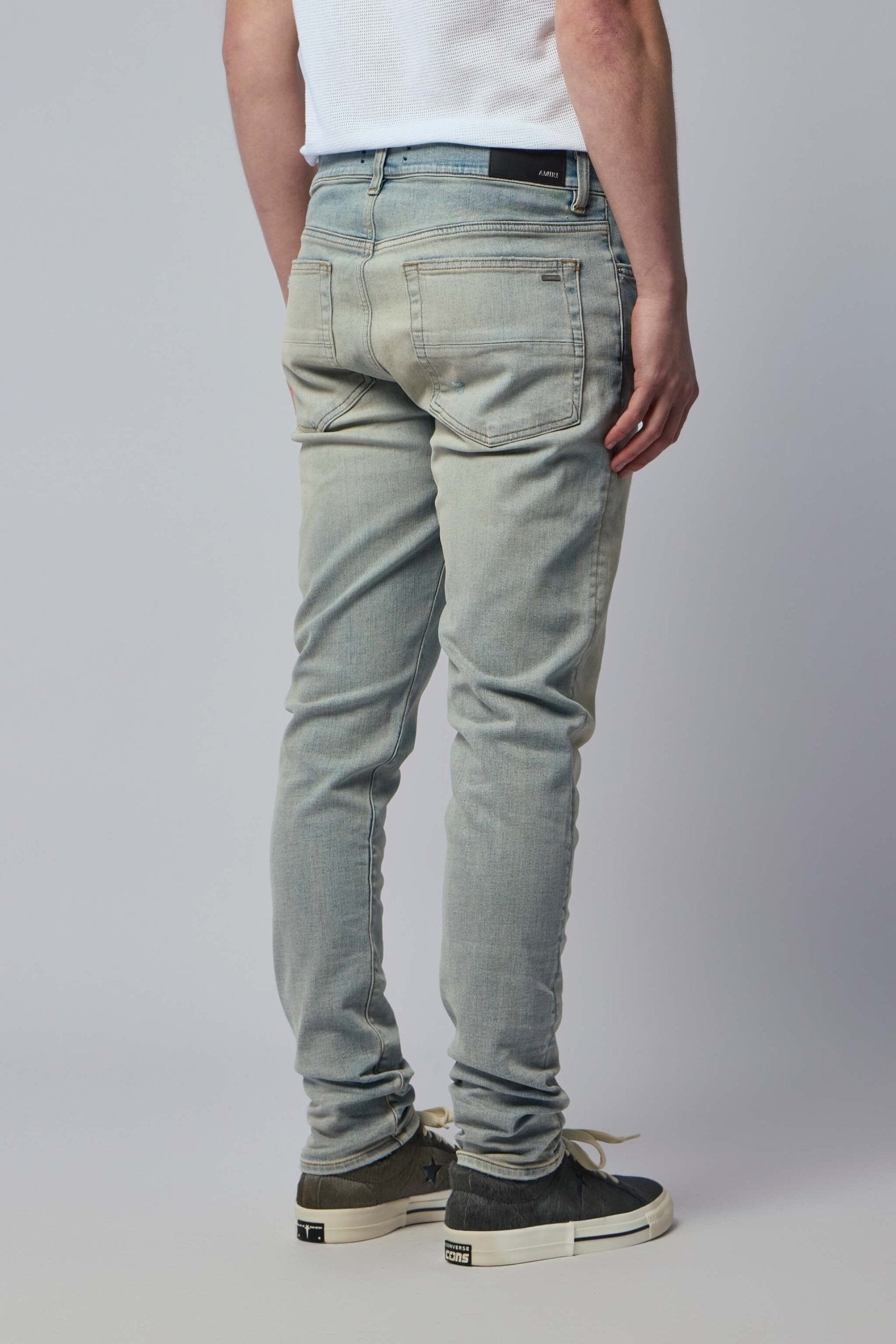 Amiri Skinny Jeans - Stack Jean Light Blue Wash – LABELS