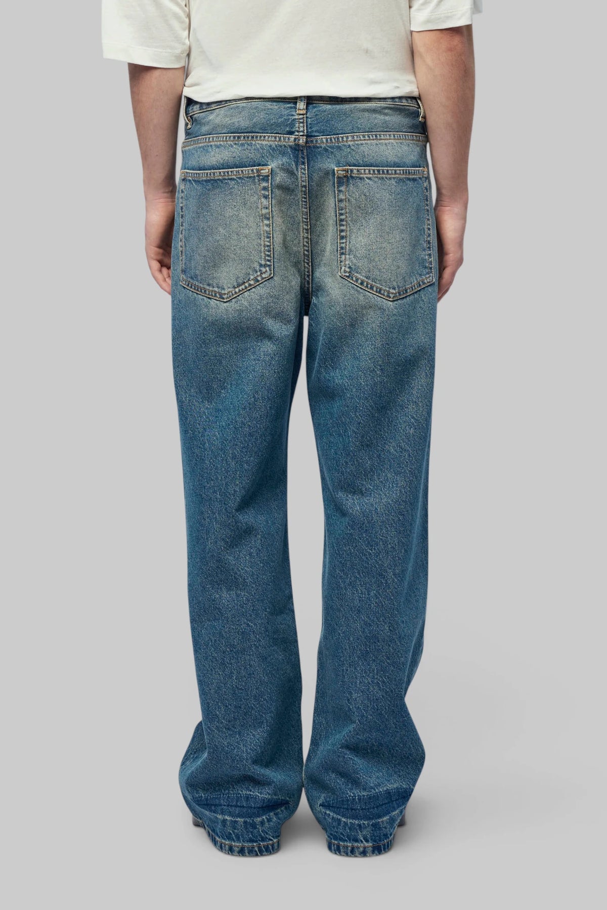 Ann Demeulemeester - Alarik 5-pockets Flared Cropped Trousers With Contrast Side Band - LABELS