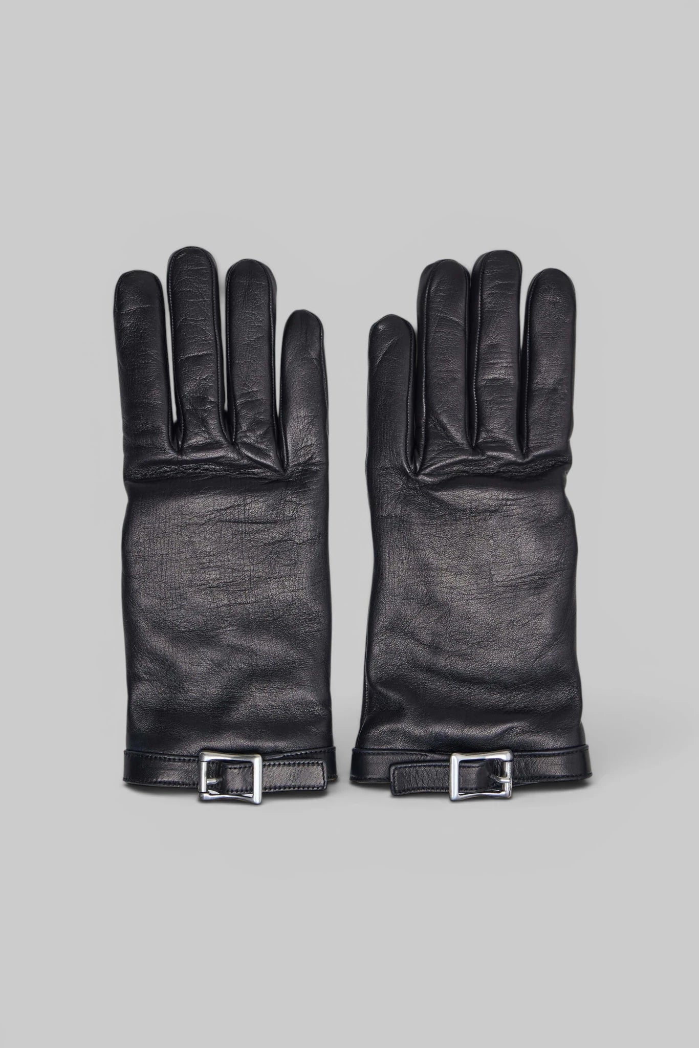 Ann Demeulemeester - Arly Gloves With Buckle - LABELS