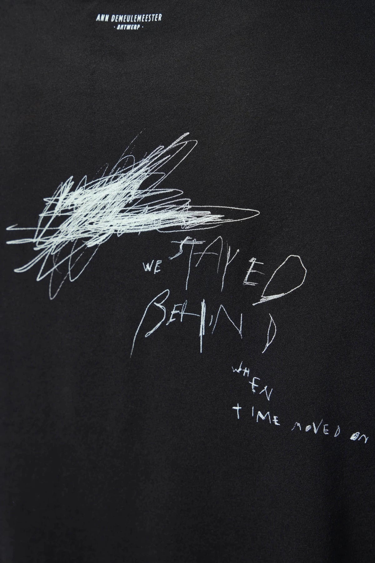 Ann Demeulemeester - Dieter High Comfort T-shirt With "the Return Of Light" Print - LABELS