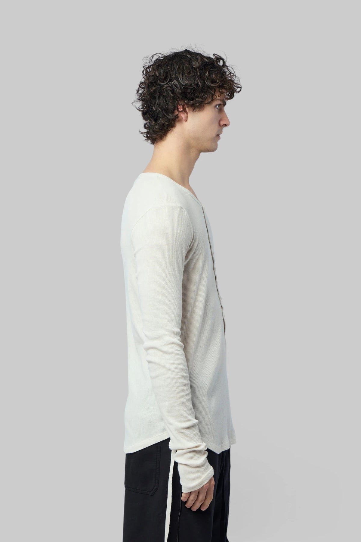 Ann Demeulemeester - Hamar Wrinkled Serafino Top - LABELS