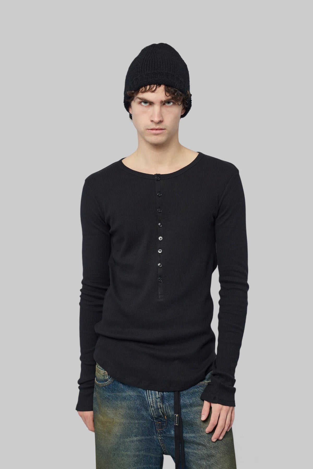 Ann Demeulemeester - Hamar Wrinkled Serafino Top - LABELS