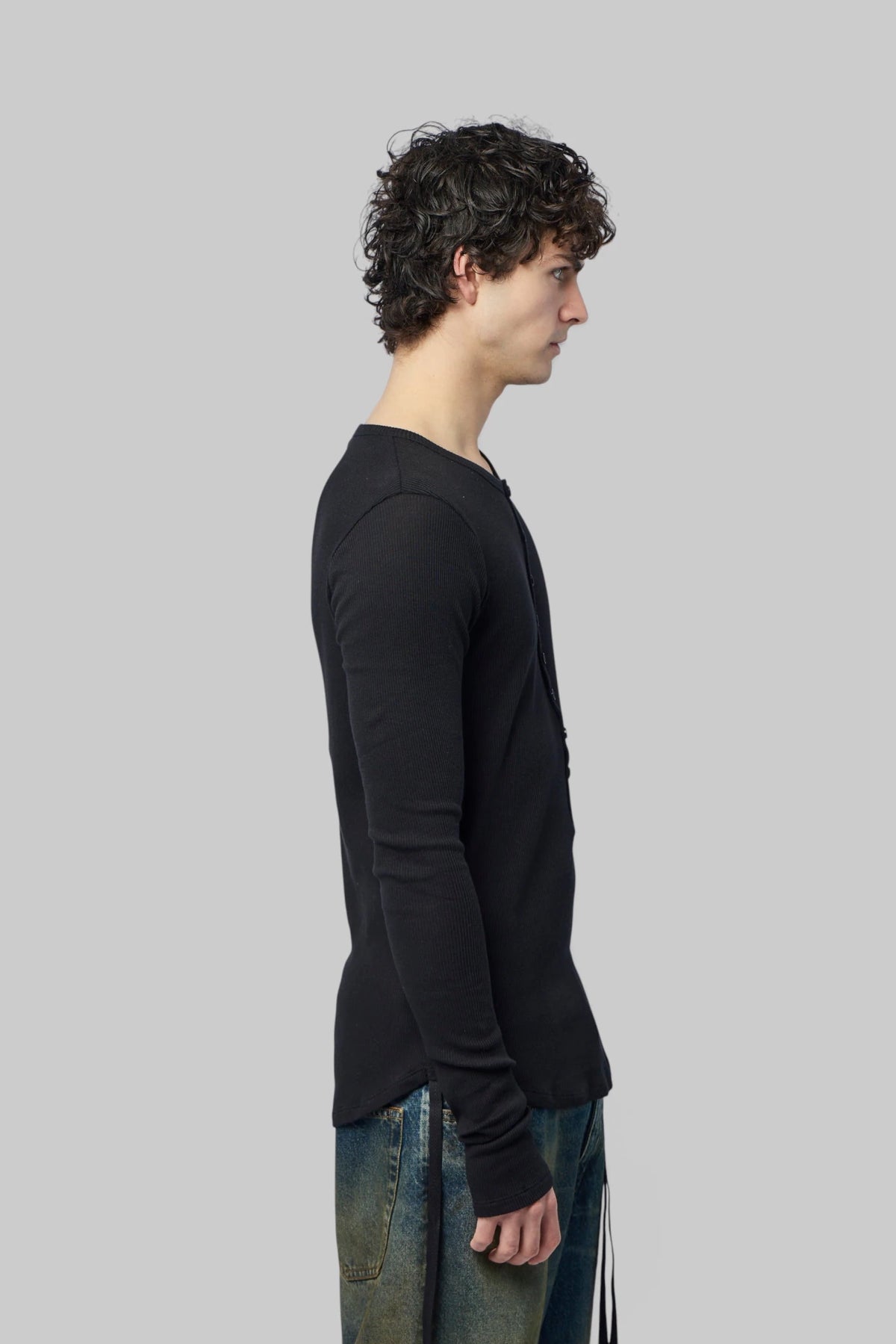 Ann Demeulemeester - Hamar Wrinkled Serafino Top - LABELS