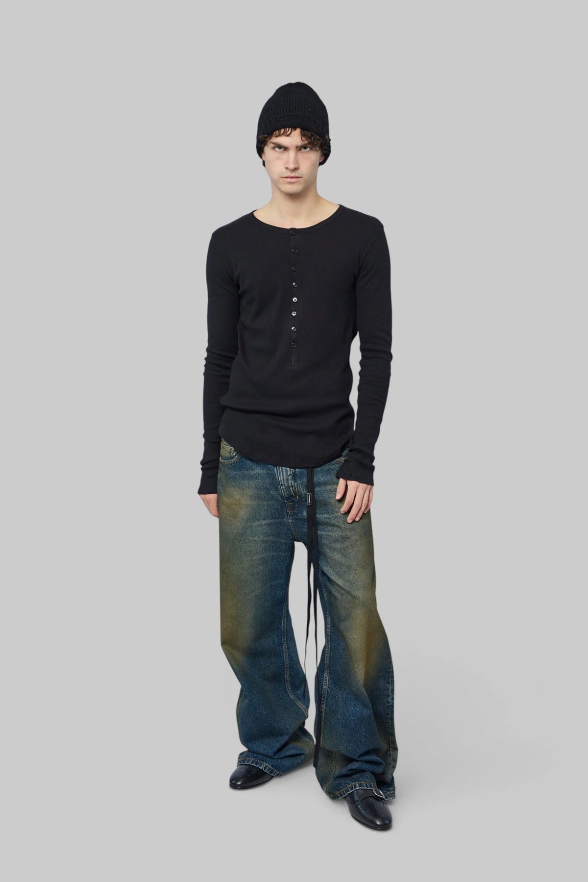 Ann Demeulemeester - Hamar Wrinkled Serafino Top - LABELS