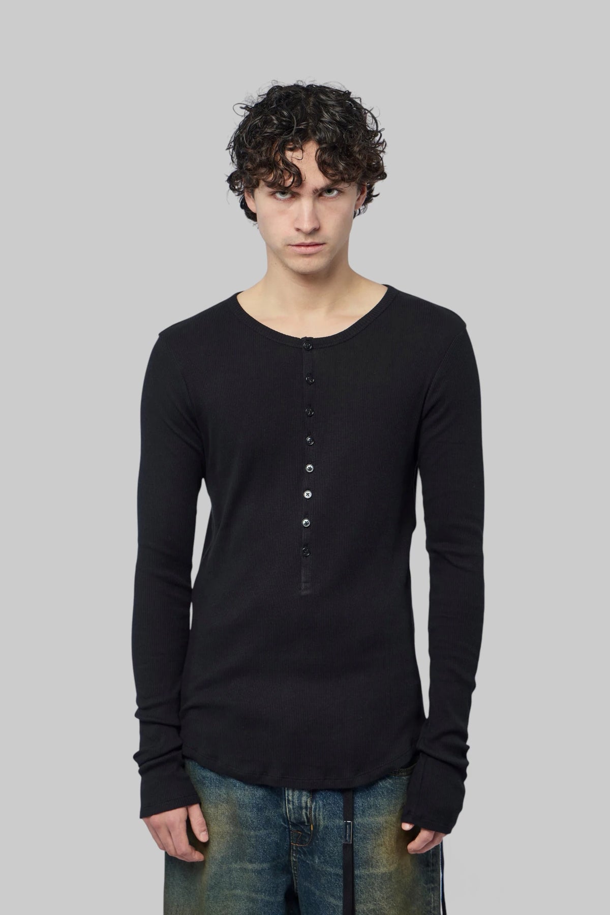 Ann Demeulemeester - Hamar Wrinkled Serafino Top - LABELS